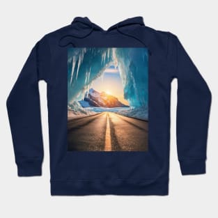 the ice tunnel road Hoodie